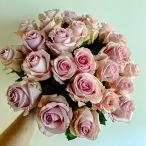 Bukiet różowa róża