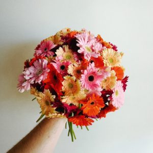 Bukiet z Kolorowej Gerbery